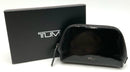 TUMI Black Patent Leather Zip Around Cosmetic  Pouch