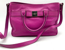 KATE SPADE Orchid Leather Goldie Bow Satchel