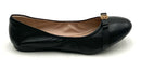 COLE HAAN Black Lea w/Bow "Tova"  Ballet Flats 9