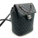 CHANEL Black Quilted Leather Urban Spirit Backpack