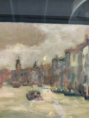 Joel Knapp Oil on Board in Black Frame