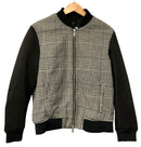 ARMANI EXCHANGE Black White Houndstooth Bomber Jacket