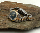 ROLEX 18kt Gold/Stainless Steel/Diamond Perpetual Oyster Watch