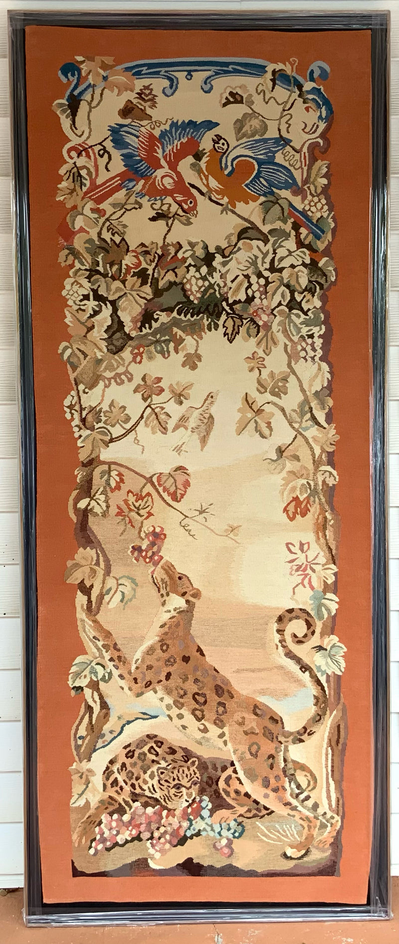 Vintage Stark Carpet Framed Tapestry