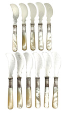 Set/11 Landers Frary Clark Butter Spreaders With Sterling Collar