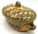 FF Griffi Corsica Lidded Terra Cotta Baker