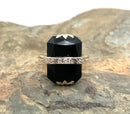 10kt Gold, Diamond & Onyx Ring