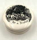 Vintage English Ironstone Lidded Box