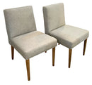 Set/8 Mid Century Style Upholstered Dining Chairs