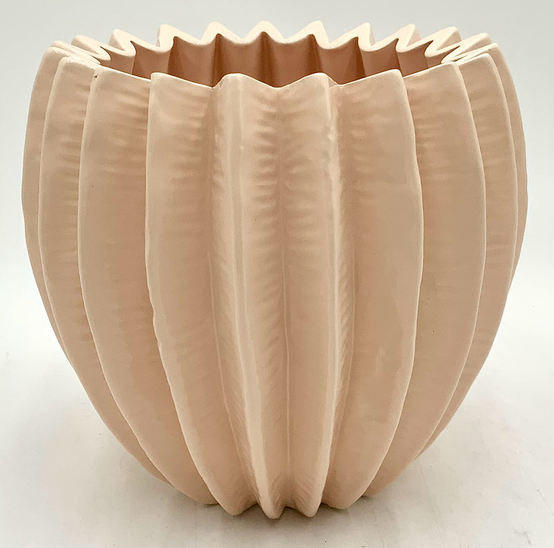 Anthropologie Mauve Ceramic Planter