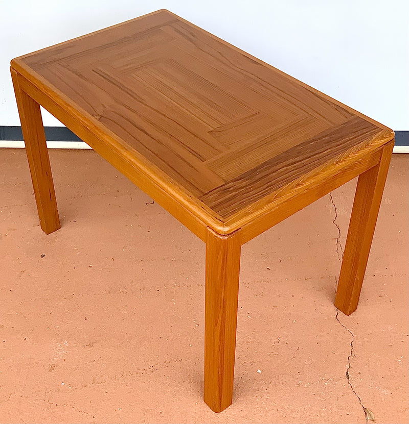 Mid Century Danish Teak Occasonal Table with inlay