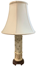 Vintage Ceramic Column Lamp