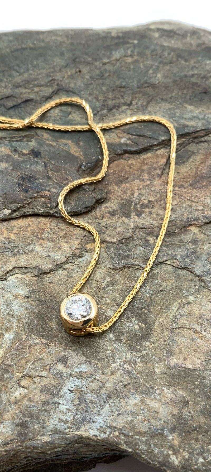 14kt Gold & Diamond Necklace