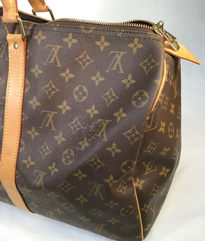 LOUIS VUITTON Monogram Canvas Keepall 55 Duffle Bag