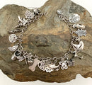 JAMES AVERY ALL Sterling Charm Bracelet with 27 Charms