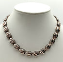 Milor Sterling Decorative Link Necklace
