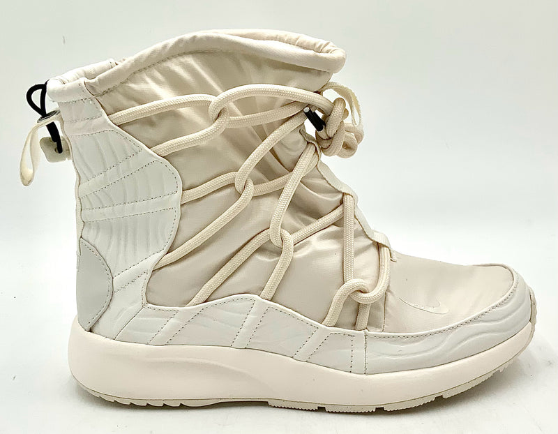 NIKE White Tanjun High Rise Sneaker Boots 8.5