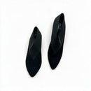 STUART WEITZMAN Black Suede Elastic Heeled Ankle Booties 9
