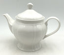 Mikasa Antique White Porcelain Teapot