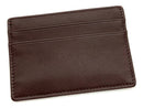 LEATHEROLOGY Brown Leather RFID Six Card Slot Wallet