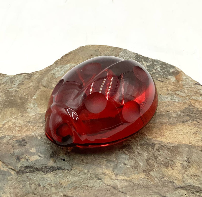 Baccarat Red Crystal Ladybug