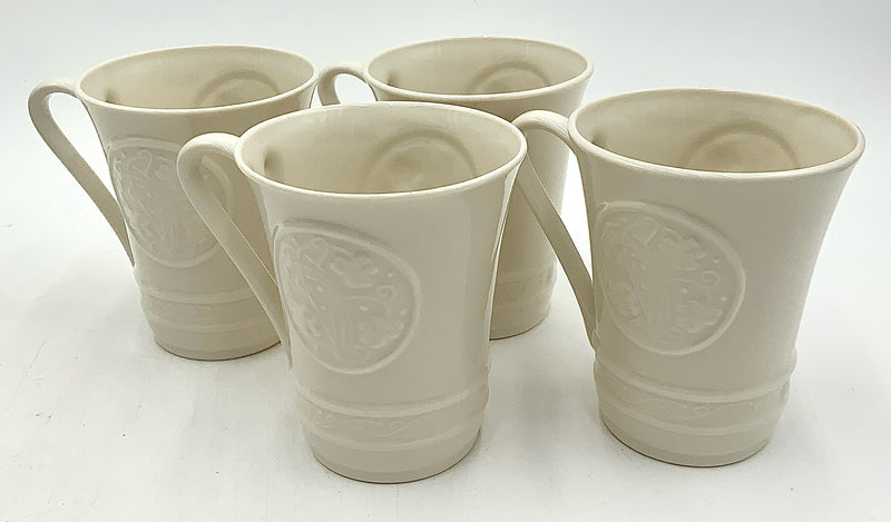 Set/4 Belleek Porcelain Mugs