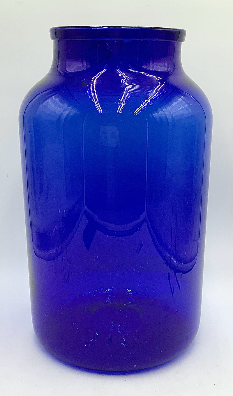 Oversized Cobalt Apothecary Jar