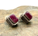 FUSION Sterling & Ruby Earrings