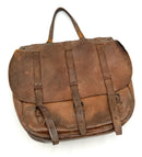 Antique WWI US Army Leather Saddle Messenger Bag
