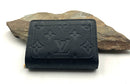 LOUIS VUITTON Black Monogram Empreinte Bifold Clea Wallet