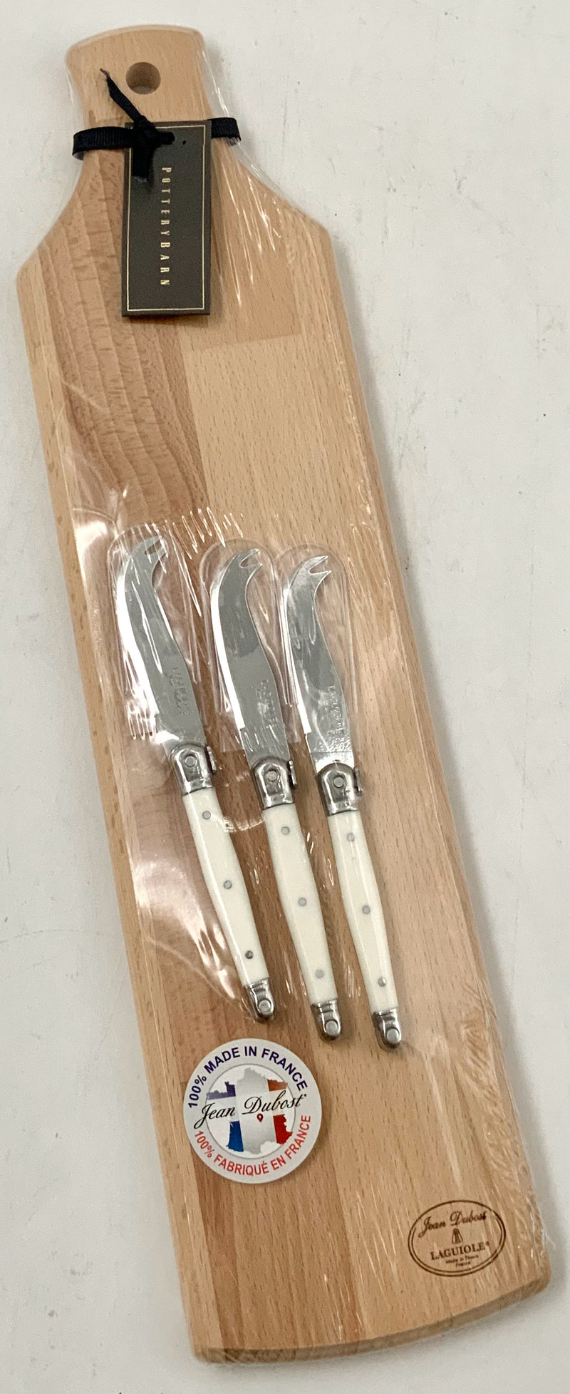 NEW Laguiole Wood Cheese Board/Knife Set