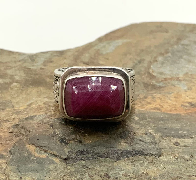 FUSION Sterling & Ruby Ring