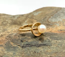 14kt Gold & Saltwater Akoya Pearl Ring