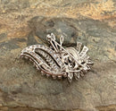 14kt Gold & Diamond Brooch