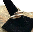 Sterling Shrimp Ring w/14kt Gold Accents