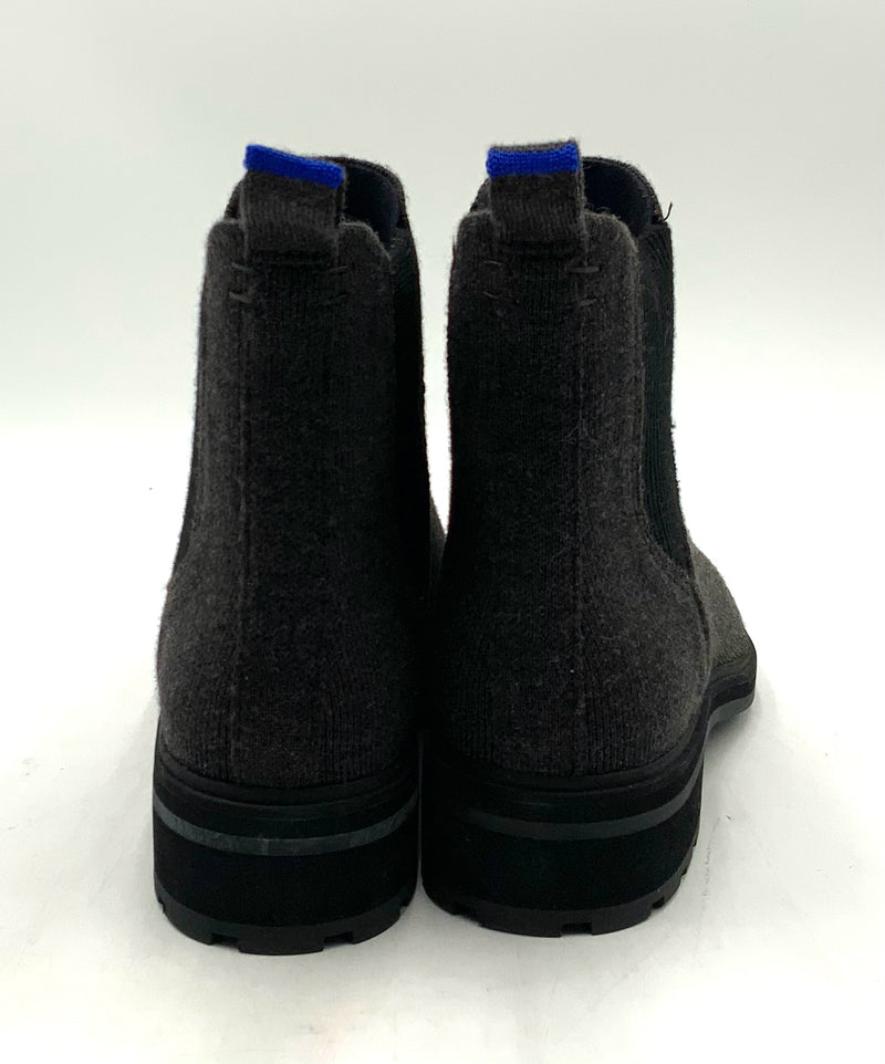 ROTHY'S Charcoal "The Puddle Skipper" Lug Sole Ankle Boot 6