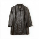 PRESTON & YORK Chocolate Brown Lambskin Leather Jacket