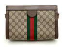 GUCCI GG Supreme Monogram Ophidia Chain Strap Bag