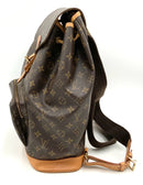 LOUIS VUITTON Vintage  Monogram Canvas Vachetta Trim Monstouris GM Backpack