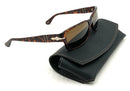 Persol Havana Brown Tortoise Rectangle Frame Polarized Sunglasses
