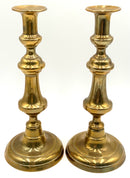Pair of Antique Brass Candlesticks