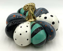 MacKenzie Childs Patchwork Spice Pumpkin