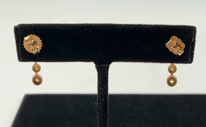 14kt Gold & Diamond Earrings