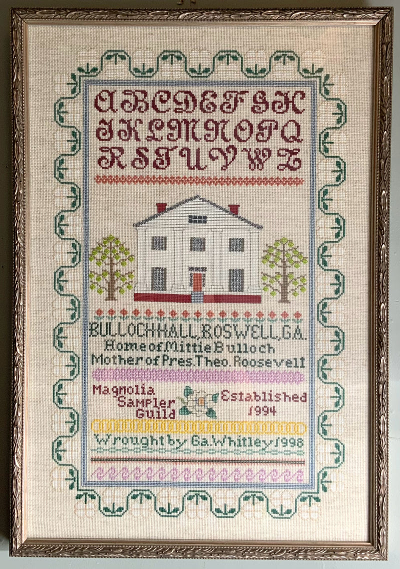 Bulloch Hall Framed Sampler