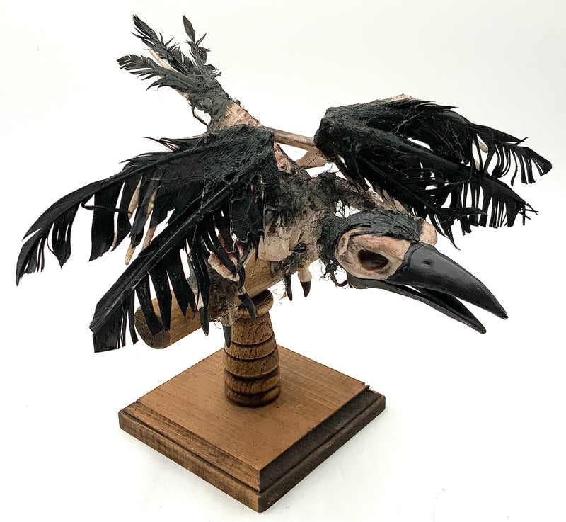 Raven Skeleton On Stand