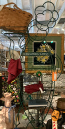 Vintage Columbia Crest Metal Wine Rack