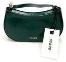 STAUD Cypress Green Coated Leather Brady Shoulder Bag
