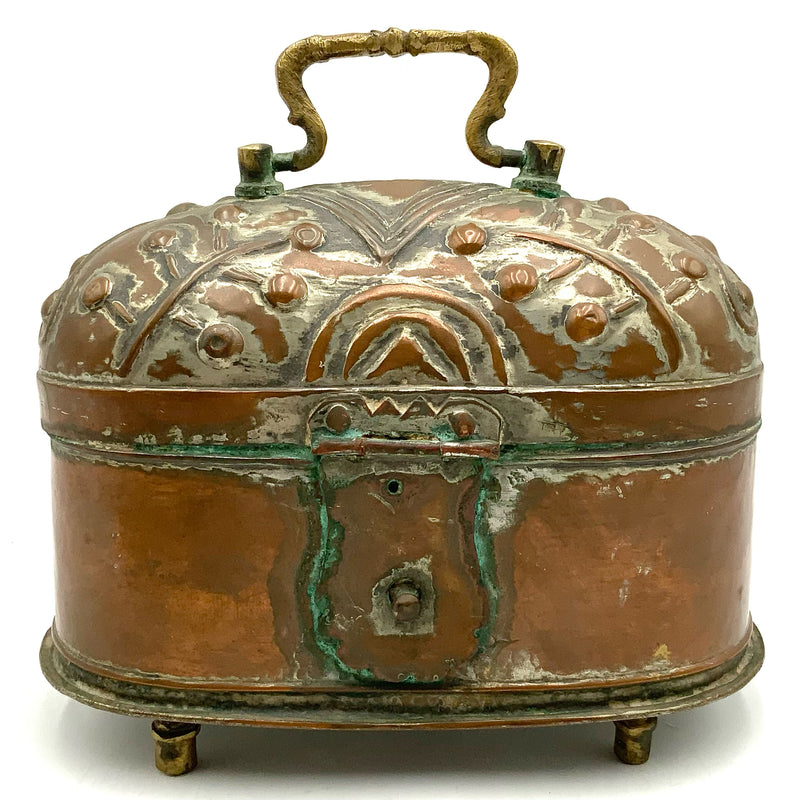 Antique Turkish Hammam Copper Soap Box