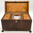 Antique English Mahogany Tea Caddy