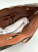 LOUIS VUITTON Vintage Monogram Canvas Leather Trim Voyage Briefcase